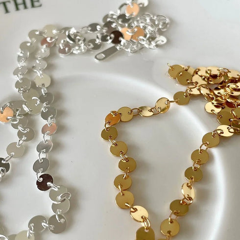 Colier din argint Anastasia (Silver/Gold)